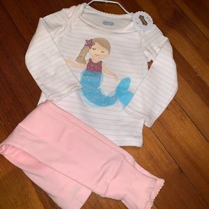 Mud Pie 9-12M Mermaid Set